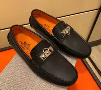 chaussures hermes new summer rivet casual peas chaussures